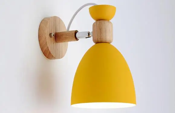 Макарон блеск Настенные светильники Современный простой современный креативный