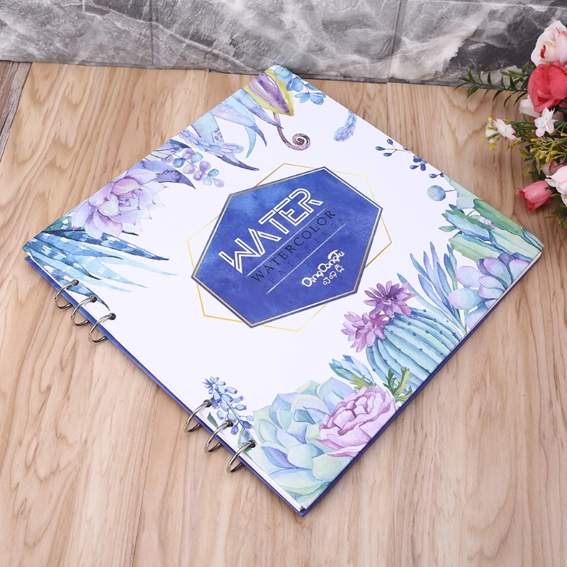 

300g/m2 Professional Watercolor Paper 20 Sheet Painted Water Color Painting Book U4LD