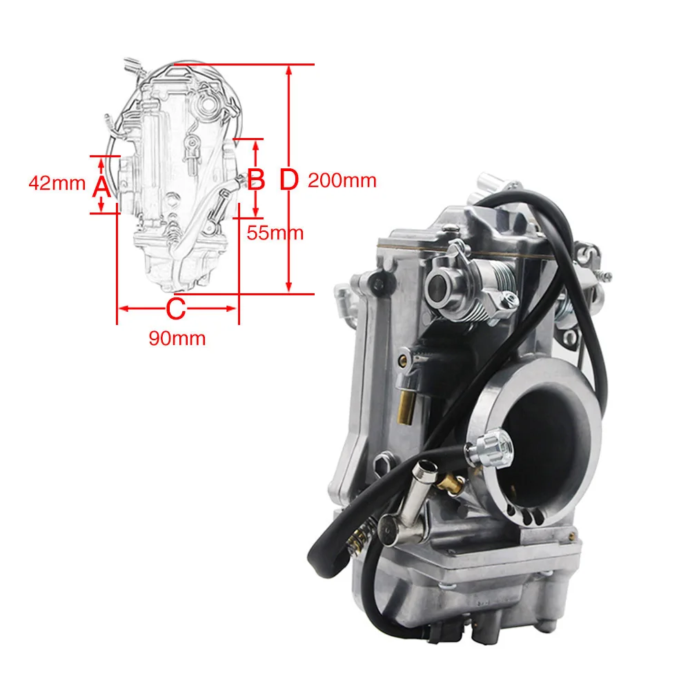 ZSDTRP HSR42 TM42 Mikuni 42 мм насос ускорителя производительность Pumper Карбюратор Carb 6 18 для