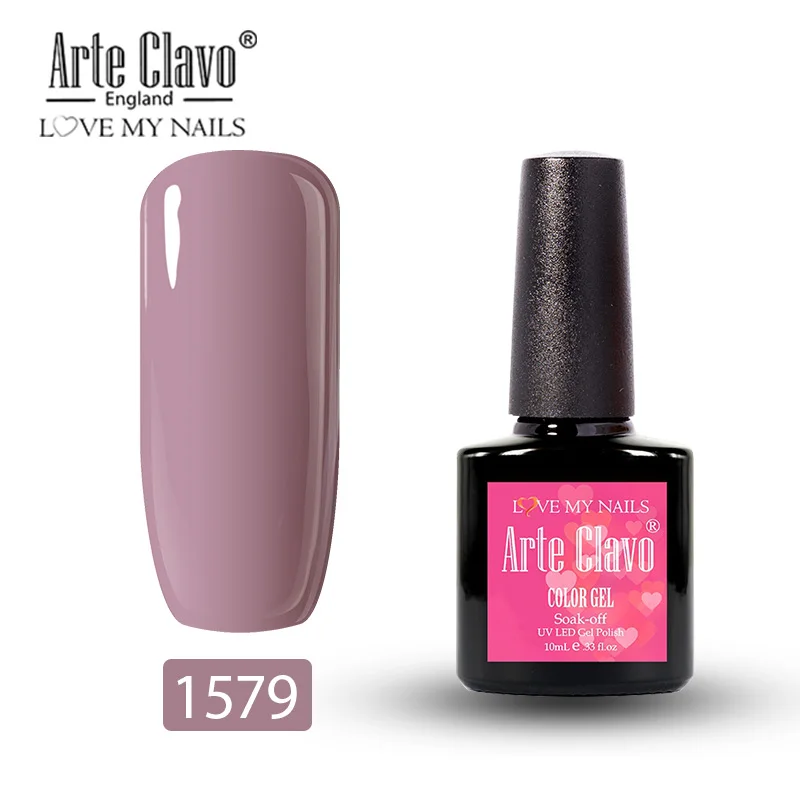 

Arte Clavo UV Gel Top Base Coat Set 10ml Nail Polish Gel Varnish Nails Art Soak Off Gel Lacquer Rubber Base No Wipe Top Gel Lak