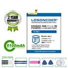 LOSONCOER Батарея 5100 мАч, Батарея для Oukitel MIX 2мобильный телефон