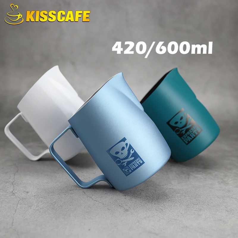 

420ml/600ml Milk Frothing Frother Pitcher Stainless Steel Milk Cup Espresso Coffee Barista Craft Latte Cappuccino Coffee Jug