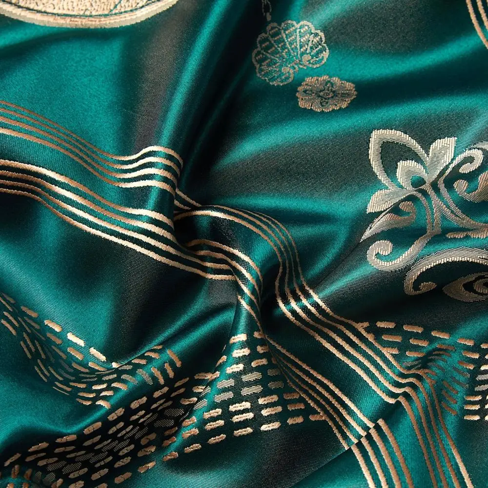 

Free shipping four-piece cotton jacquard bedding set, duvet cover, bed sheet, pillowcase, family wear, large size, extra large