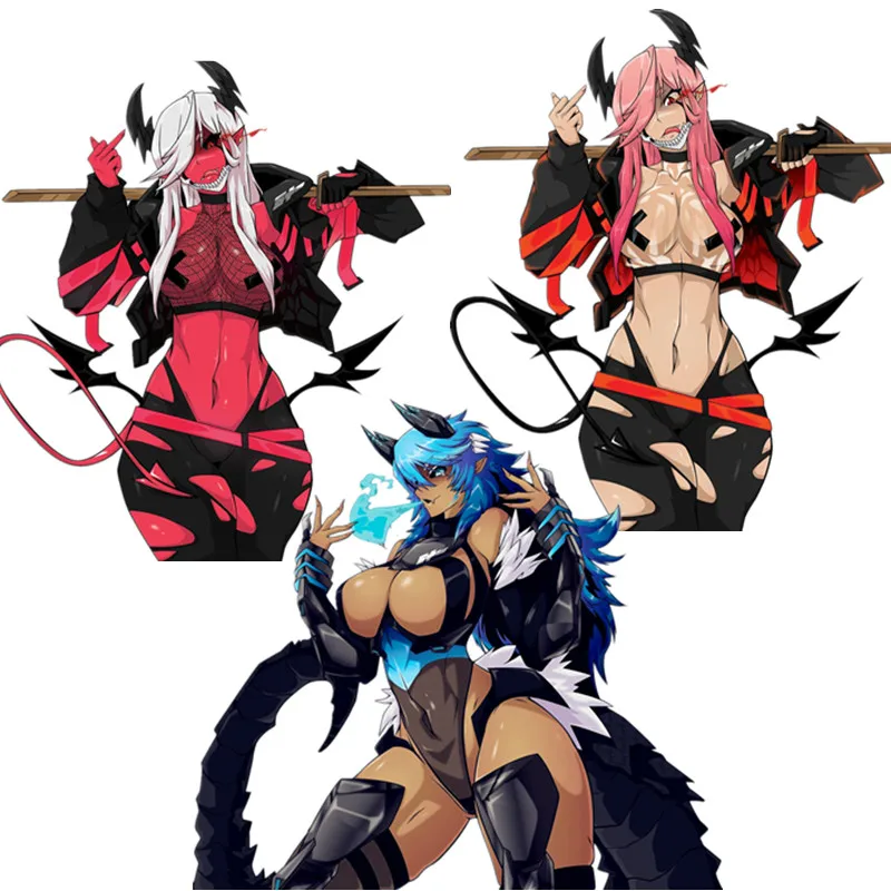 

Personality Hot Selling Sexy Anime Car Sticker Lucifer Anime Girl Car Styling DIY Decal Motorcycle Laptop Decoration Waterproof