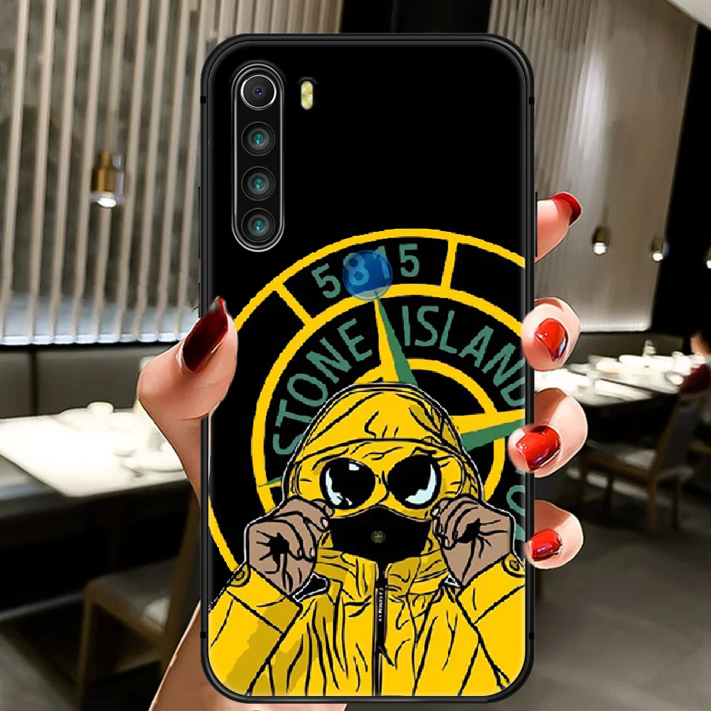

Fashion Stones and Island Brand Phone Case Cover Hull For XIAOMI Redmi 7a 8a S2 K20 NOTE 5 5a 6 7 8 8t 9 9s Pro Max black Cover