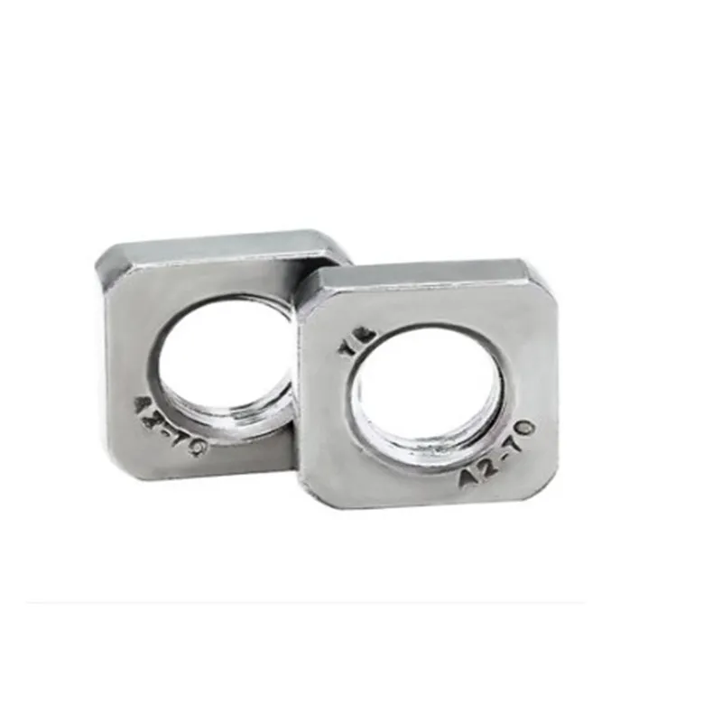 

20-50pcs DIN562 Thin nut M3 M4 M5 M6 M8 stainless steel square nuts