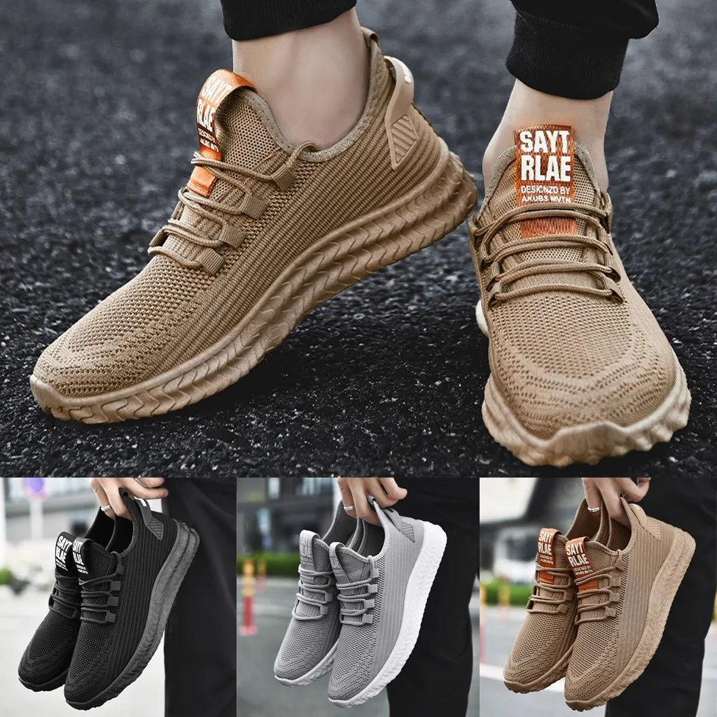 Легкие кроссовки с мягкой подошвой мужская повседневная спортивная обувь из