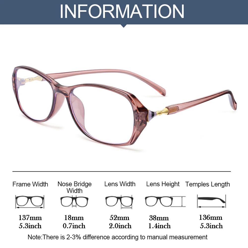 Очки для чтения унисекс ультралегкие TR с защитой от ультрафиолета голубые лучи