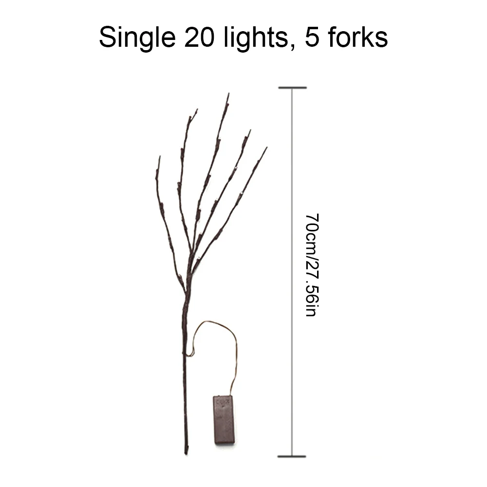 

LED Willow Branch Lamp Battery Powered Decorative Lights Tall Vase Filler Willow Twig Lighted Branch For Home Decoration