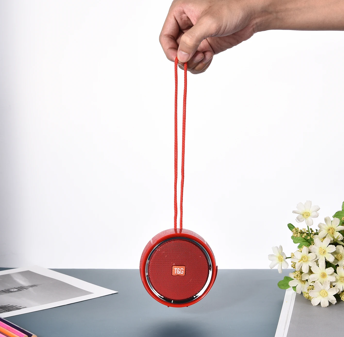 Bluetooth-стереоколонка TG536 FM-радио AUX USB TF Беспроводная колонка уличный маленький