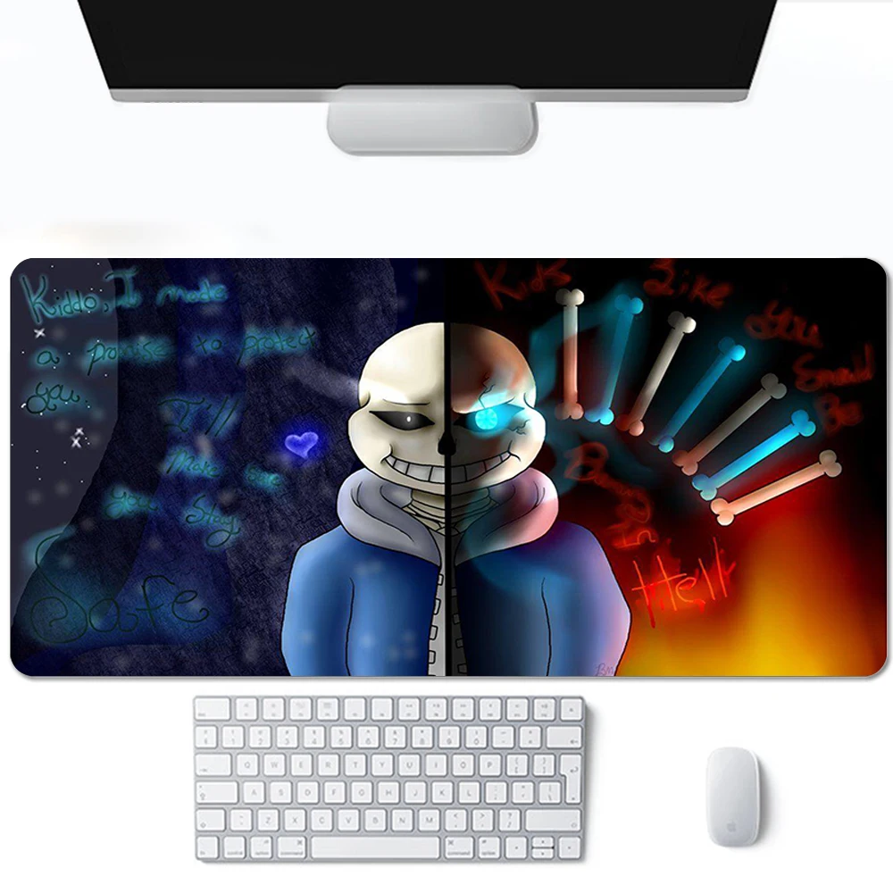 

Undertale sans frisk Mouse pad tapis de souris 900X400 large gaming accessories mousepad extension gaming keyboard mouse mat