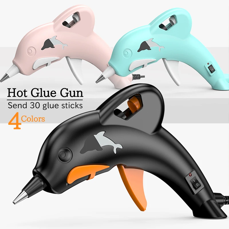 

Мини-клеевой пистолет ручной работы для использования в стиле Хо, детские инструменты ручной работы «сделай сам», Детские Поделки с 30 клеев...