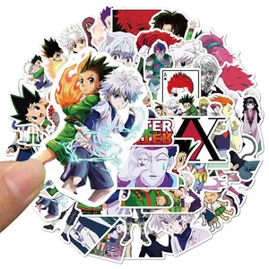 103050pcs anime hunter x hunter stickers for kids children guitar skateboard stickers suitcase laptop sticker pack set free global shipping