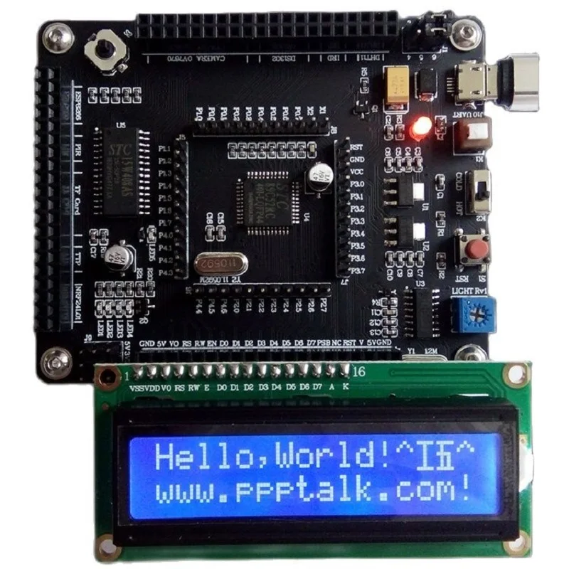 Минимальная система 51 MCU core board STC89C52 51END макетная плата |