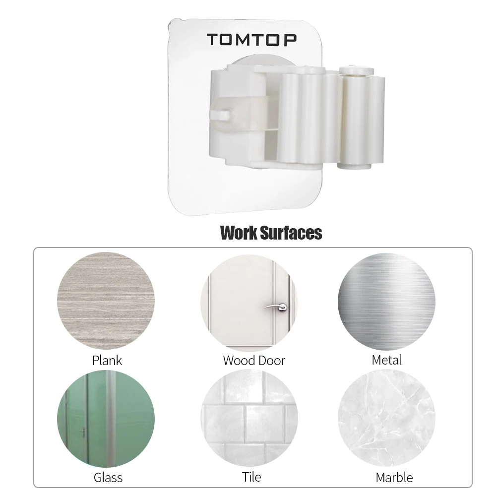 Лучший 1 шт Метла Швабра вешалка крепкие клейкие крючки пластиковые суперклеевые