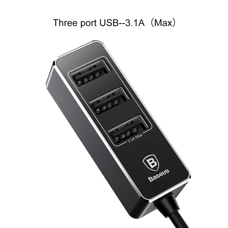 Автомобильное зарядное устройство Baseus с 4 USB-портами 5 А | Автомобили и мотоциклы