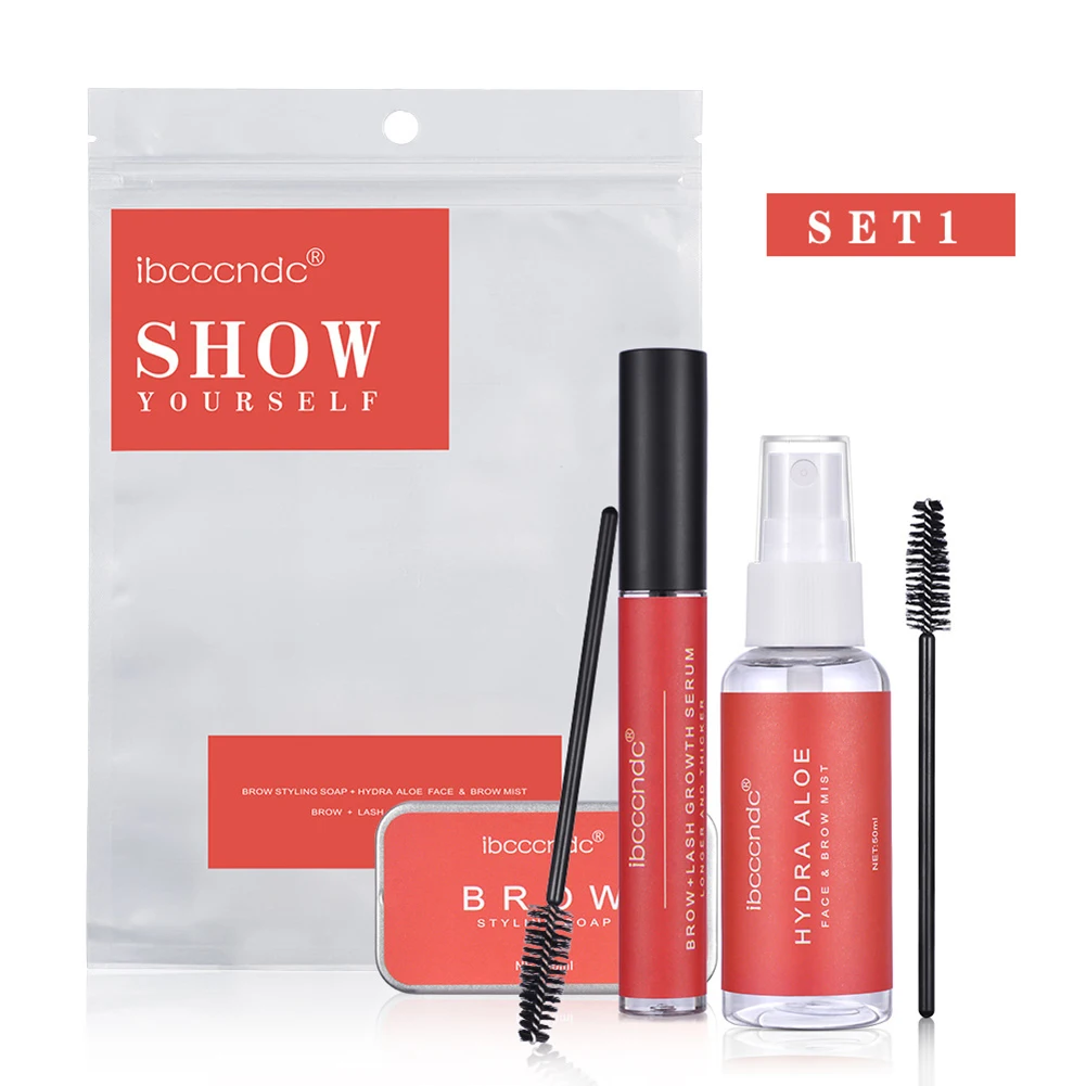 3D Пернатые брови набор мыла долговечный водостойкий гель для бровей с алоэ