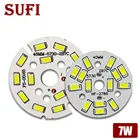 5pcs 7W SMD5730 светодиодный чипы 40 мм 48 мм 58 мм 280-300mA постоянный ток Вход светильник шарик для белыйтеплый белый DIY вниз светильник