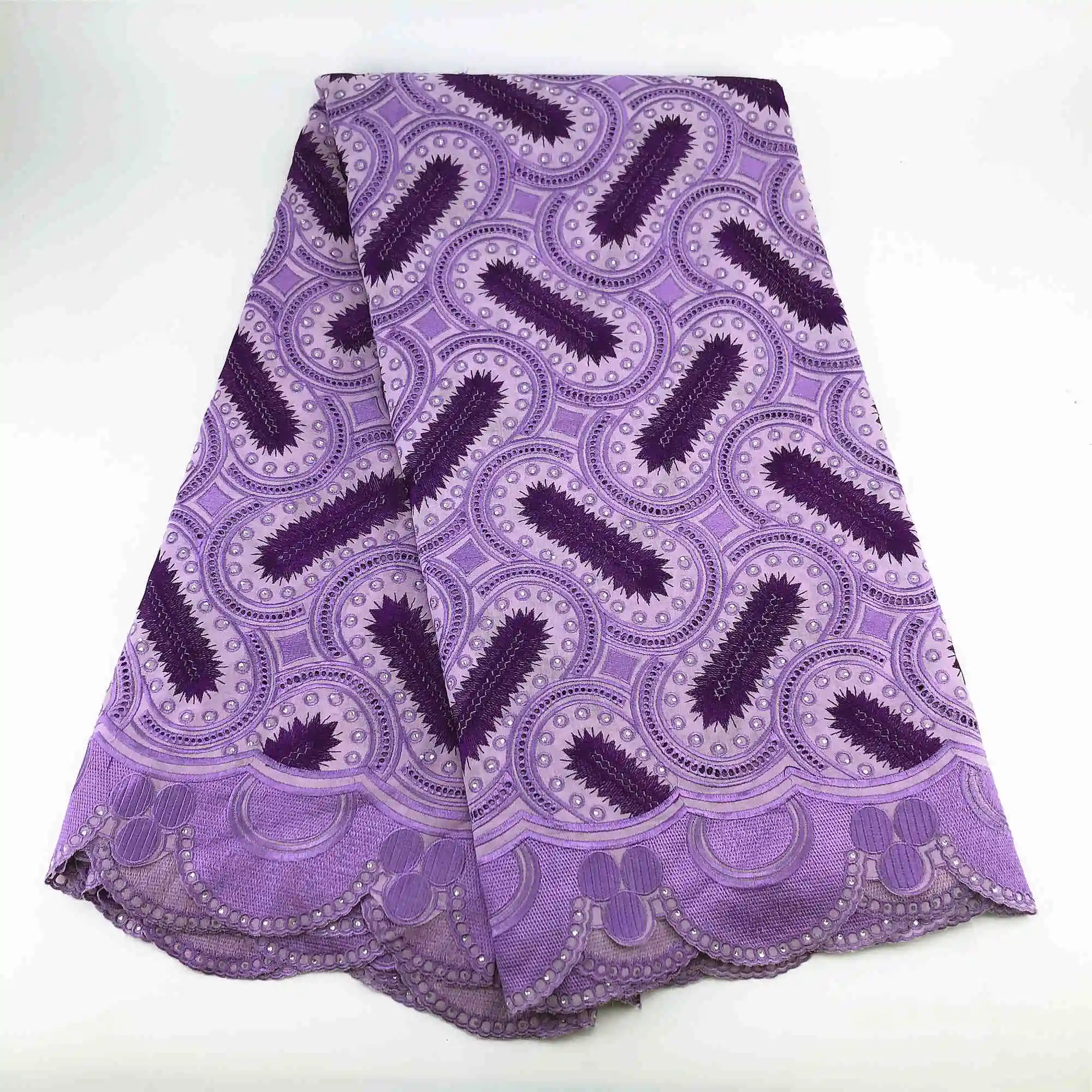 Высокое качество швейцарская вуаль кружева 5 ярдов Африканское хлопковое