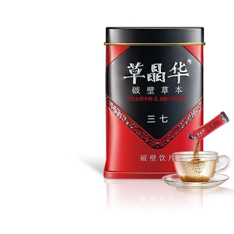 

Grass Jinghua 37 broken wall herbs 37 powder Yunnan Wenshan Tian 737 head powder blood pressure gospel 20 bags / cans