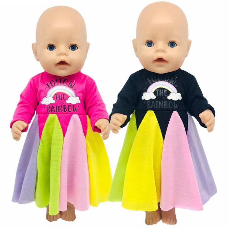 

Dress Doll Clothes Born Baby Fit 17 inch 43cm Doll Accessories For Baby Gift
