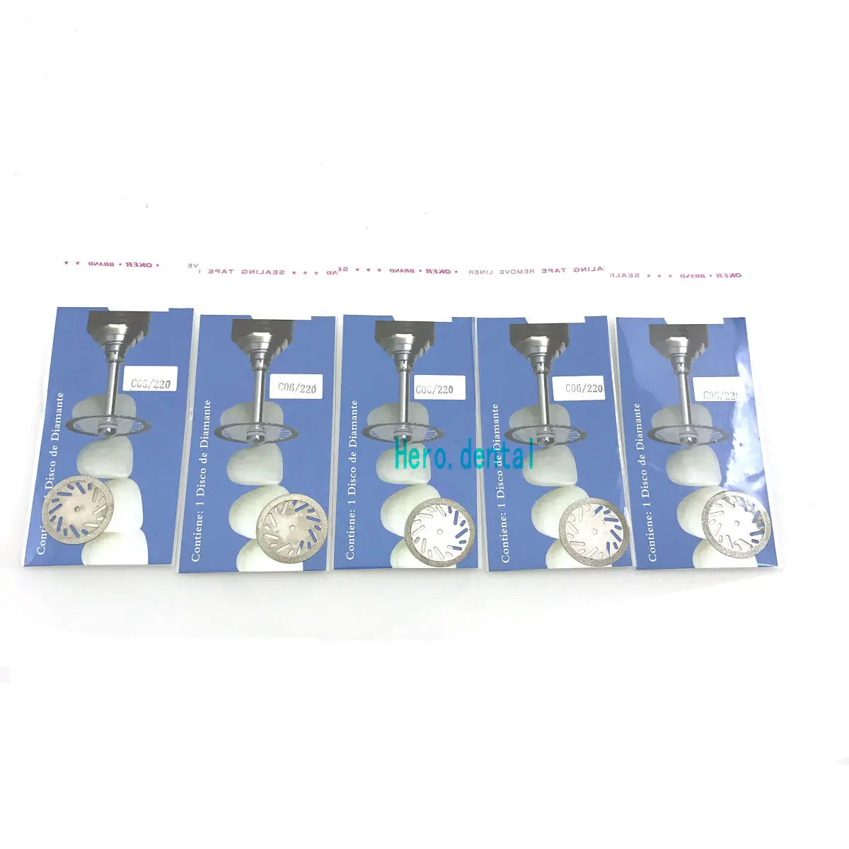 5 шт. Стоматологические алмазные диски для стоматологической резки штукатурка