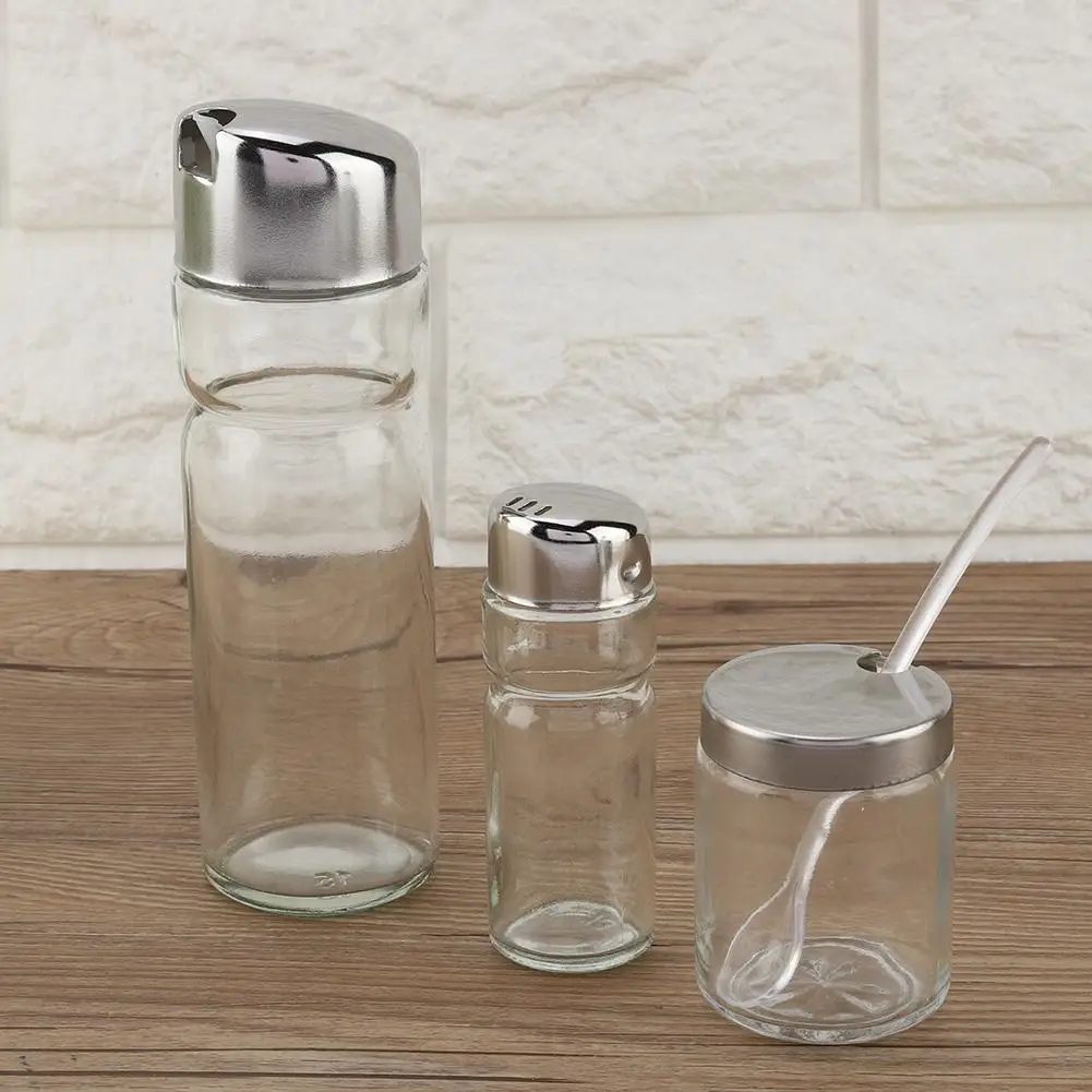 Мельница для перца 5 шт./компл. контейнер хранения специй из нержавеющей стали