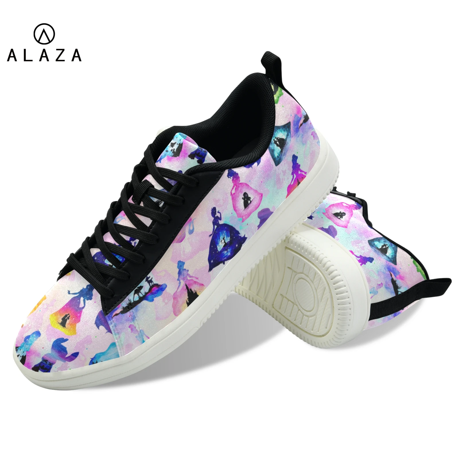 

High Quality Classic Women Canvas Shoes Custom Pattern High Top Flats Women Vulcanized Shoes Factory Outlet Female Casual Shoes