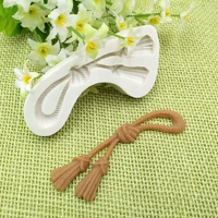twine knot silicone mold kitchen baking decoration tool resin diy cake chocolate dessert candy fondant moulds