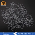 20 шт., силиконовые резиновые уплотнительные кольца VMQ, сменные белые уплотнительные кольца, прокладка, шайба OD 6 мм-30 мм, CS 1 мм, аксессуары для рукоделия, S117