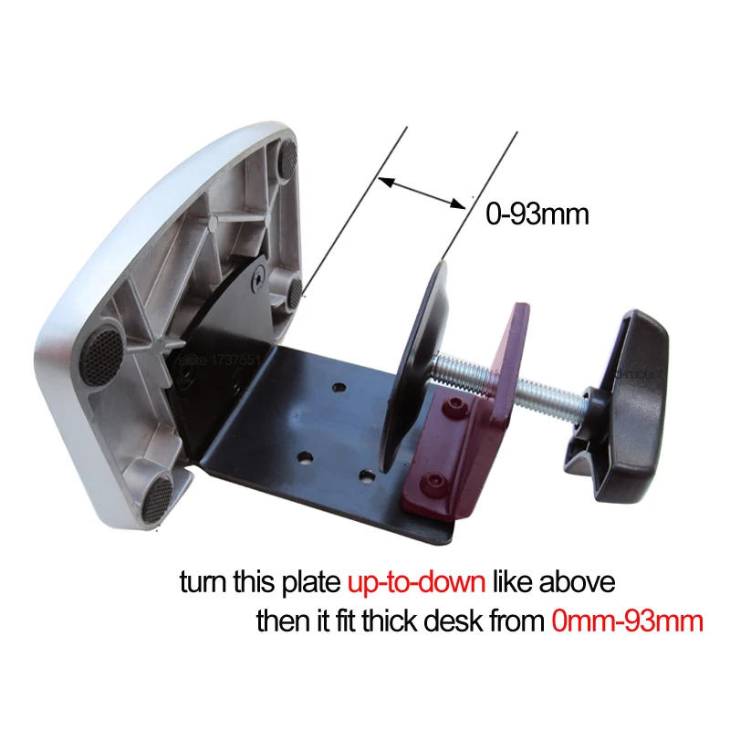 Держатель-зажим для ноутбука 17-32 дюйма алюминиевый двойной кронштейн ЖК-монитора