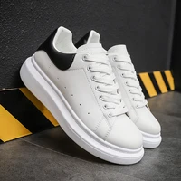autumn winter classic white shoes female leather platform sneakers for women casual chunky trainers women shoes chaussure hommee