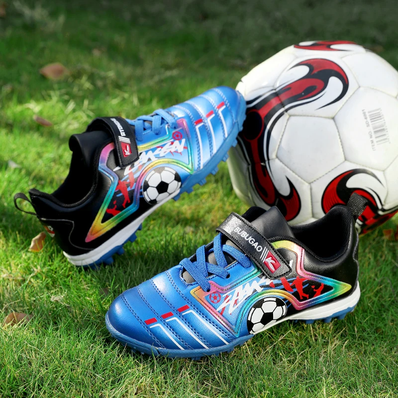 

Детская спортивная обувь для футбола, детские футбольные тренировочные кроссовки, Нескользящие кроссовки для мальчиков и девочек, спортив...