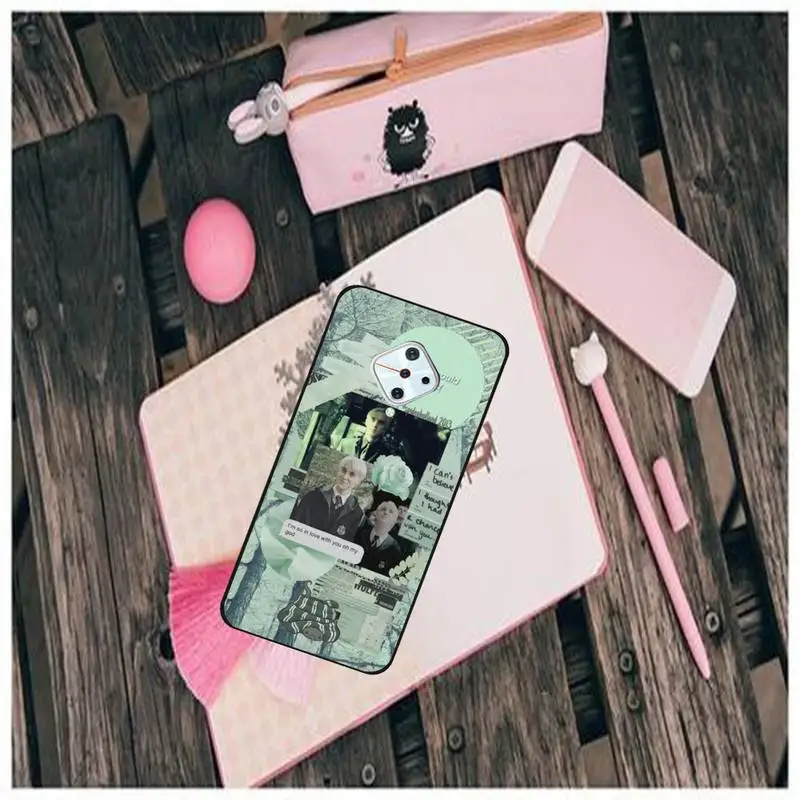 

ZFGHSHYQ Draco Malfoy Black TPU Phone Case For Vivo X9 9s 20 Plus Y97 83 75 71 69 V15 V17 V5 S