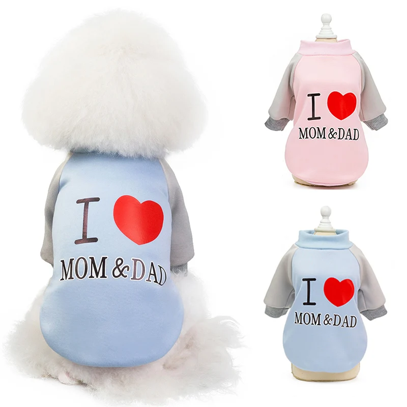 Толстовка с капюшоном для домашних питомцев зимняя одежда маленьких собак