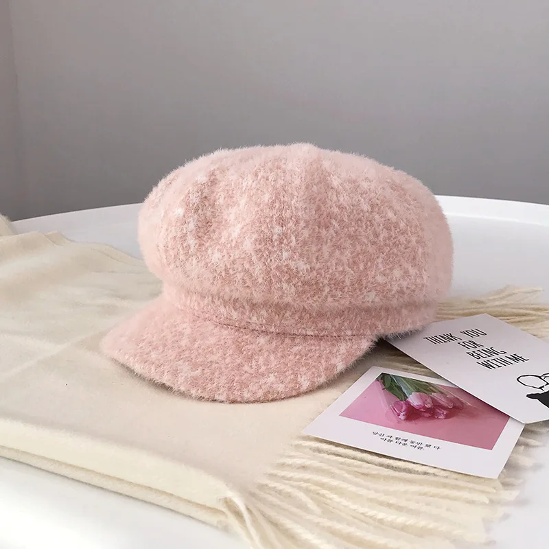 

Thickening Hat Female Cap Beret Boina Masculina Hats for Women Fashion Gorro Mujer Winter Cap Women Casquette Women Hat