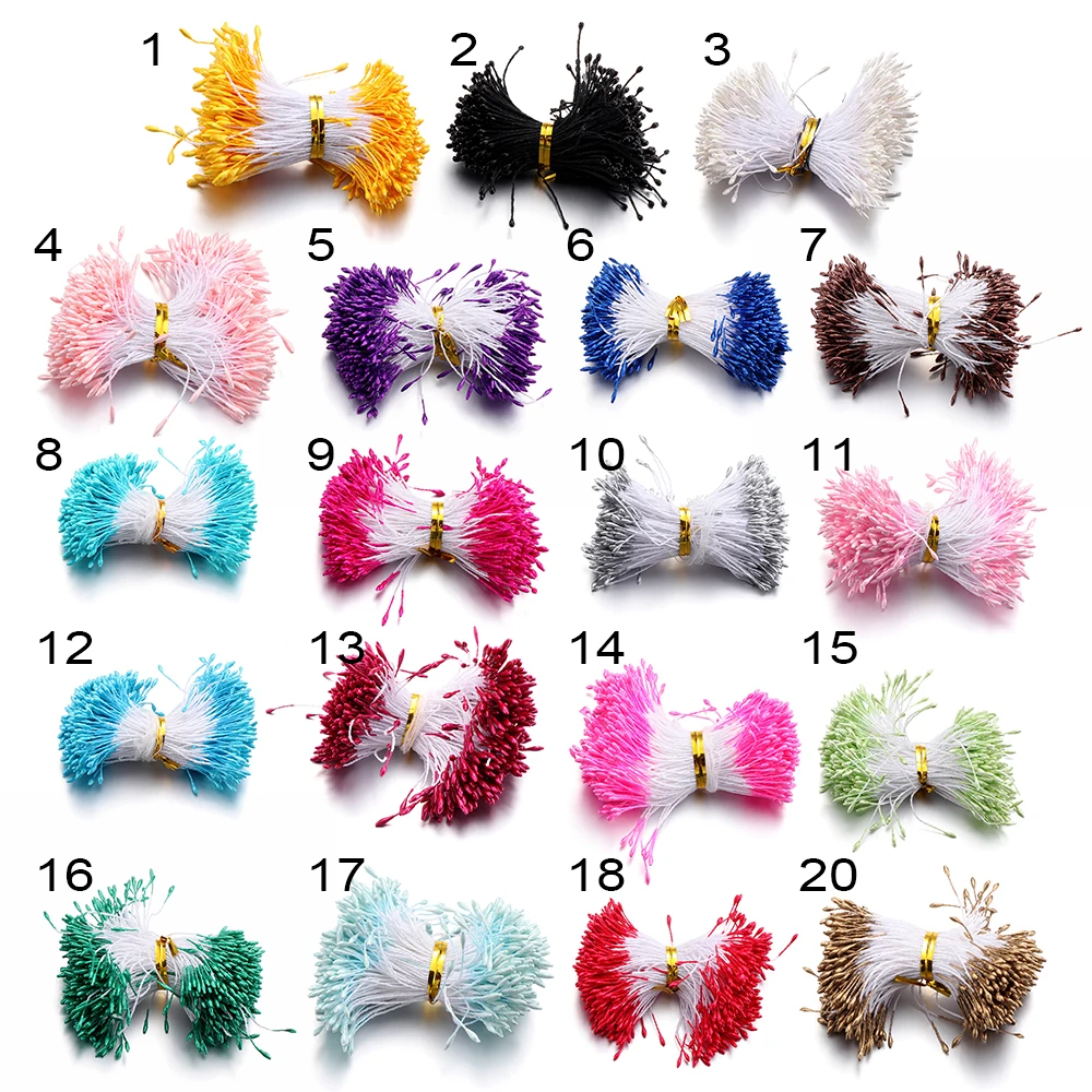 1 мм 400 шт. Двойные головки ручная работа цветочное ремесло сделай сам мини цветок