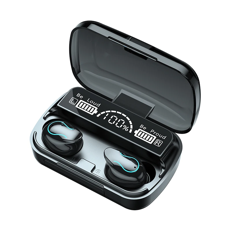 

Bluetooth Earphone With Mic Touch Control Wireless Headphones HiFi Mini In-ear Earbuds Sport Waterproof Headset For IOS/Android