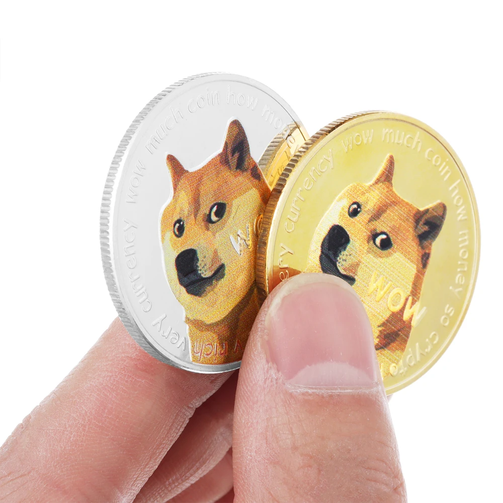 1Pc Gamer WOW цвета: золотистый серебристый дожкойн Юбилейные монеты с милым принтом