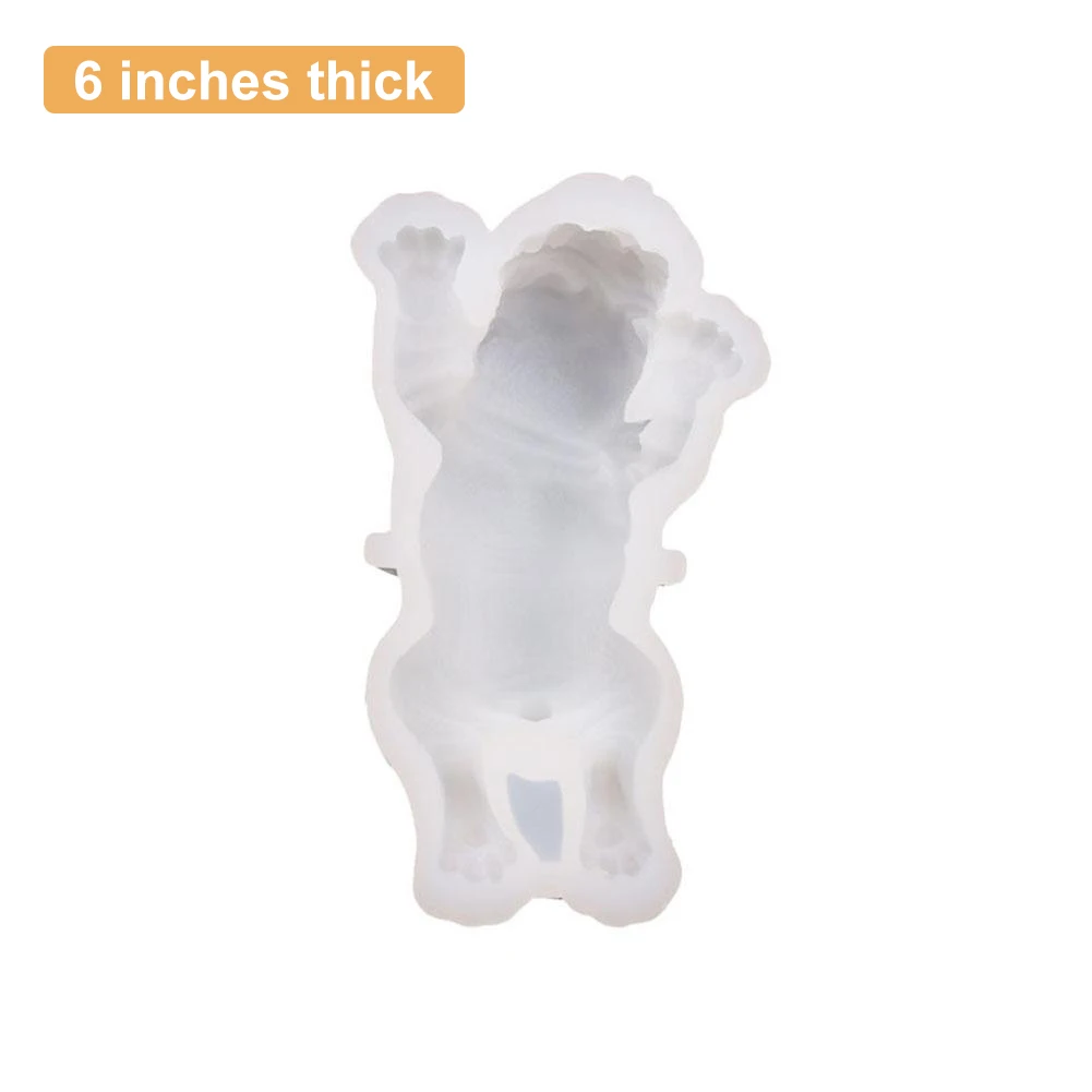 

Cute 3D 6 Inch Silicone Ice Cream and Cake Mold Non-toxic and Durable Kitchen Tool