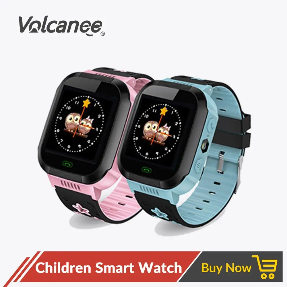 Водонепроницаемые Смарт часы с камерой сенсорный экран сигнал SOS LBS трекер