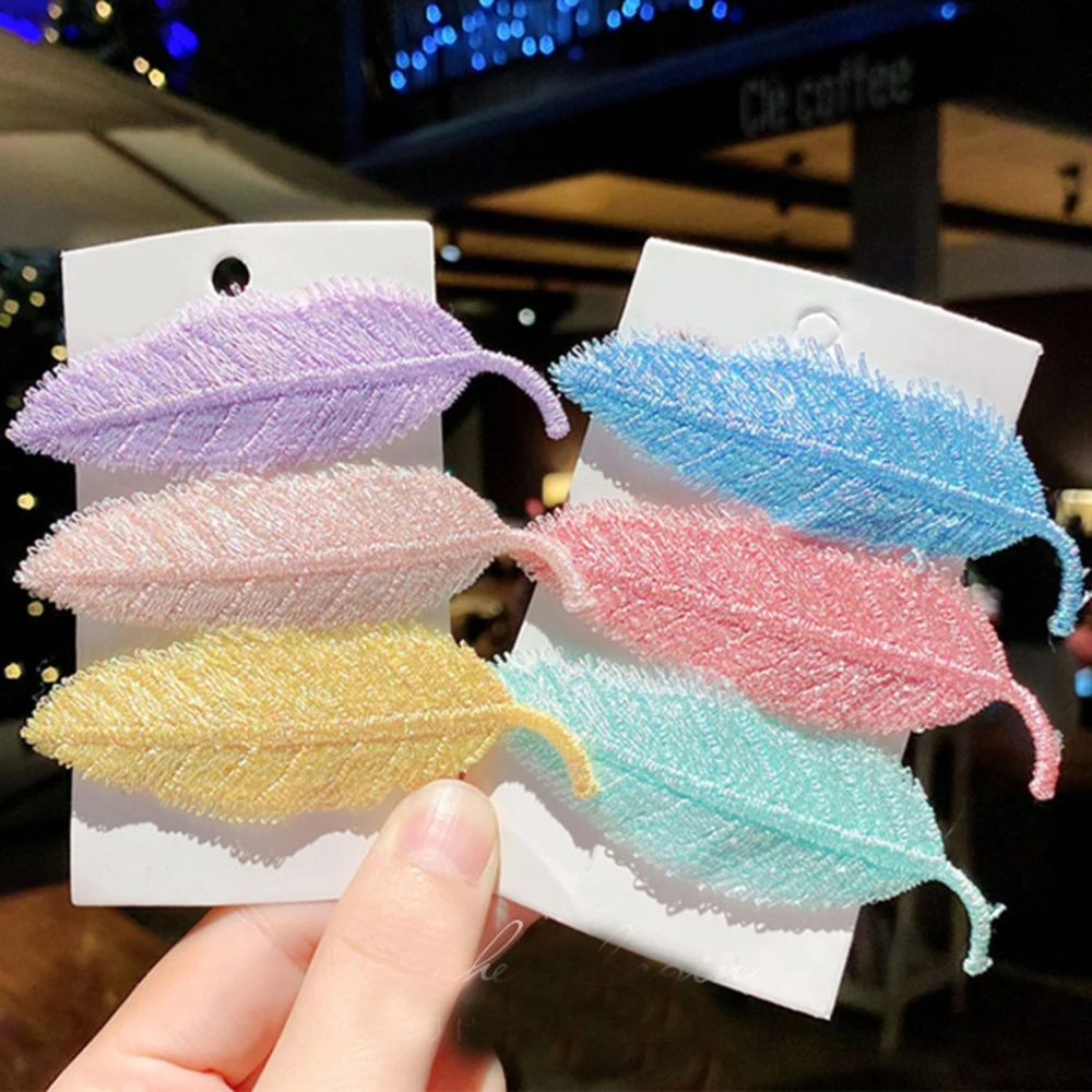 

Korea Style Fashion Leaf Hair clip for Women Romantic Female Lovely Hairpin 2021 Accessories Hair Stick Barrettes Wholesale