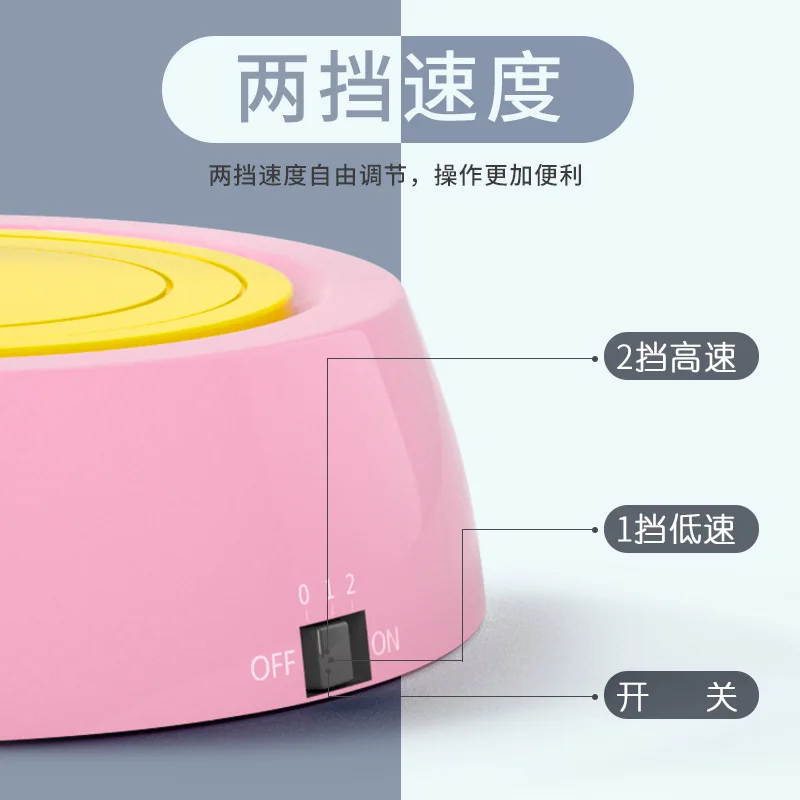 Детские DIY ремесленные игрушки колесная гончарная машина керамические украшения