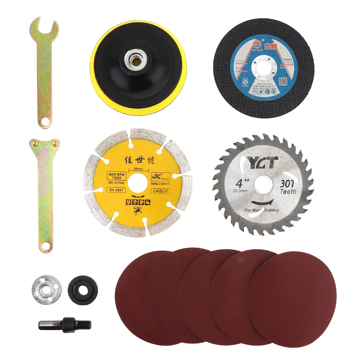 14 шт./компл. электрическая дрель угловая шлифовальная машина аксессуары для