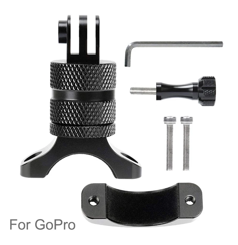 Алюминиевый зажим для крепления штатива на руль велосипеда мотоцикла для GoPro Hero 8 7 6 5 Yi 4K Sjcam Eken для Go Pro аксессуар