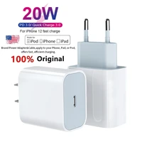 original 20w type c pd quick charge wall charger for iphone 13 12 samsung huawei xiaomi 11 mobile phone chargers fast charging