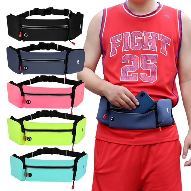 

Водонепроницаемая поясная сумка для бега, чехол для мобильного телефона, Спортивная портативная поясная сумка для бега на открытом воздухе...