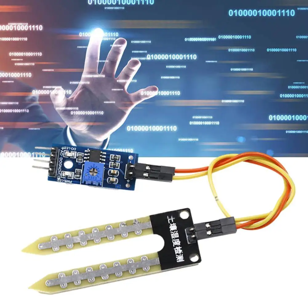 

Soil Moisture Meter Detection Module Intelligent Electronic DIY Module Robot Soil Sensor Suitable Moisture for Arduino U1N8