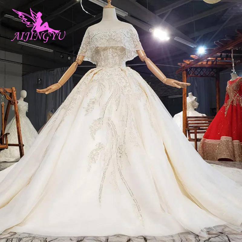 

AIJINGYU платье для свадебных торжеств, держащих букет невесты на свадьбе, свадебное платье с низким вырезом на спине и жемчугом онлайн продажа ...