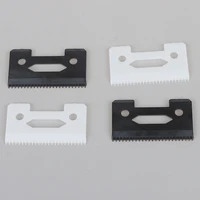 2pc 2hole stagger tooth ceramic movable blade cordless clipper replaceable blade professional universal combs